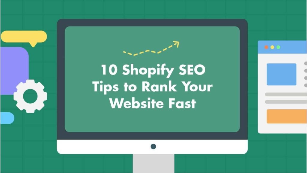 SEO Shopify tips by Amnadigitaltraining to optimize online stores, improve Google rankings, and increase sales